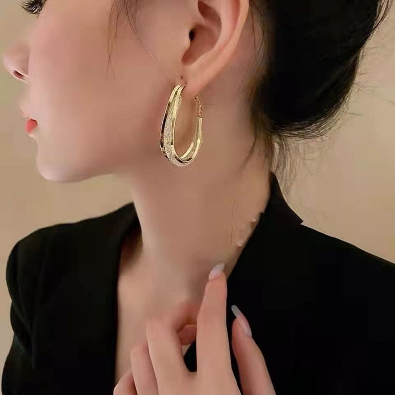 Pendientes ovalados Maria