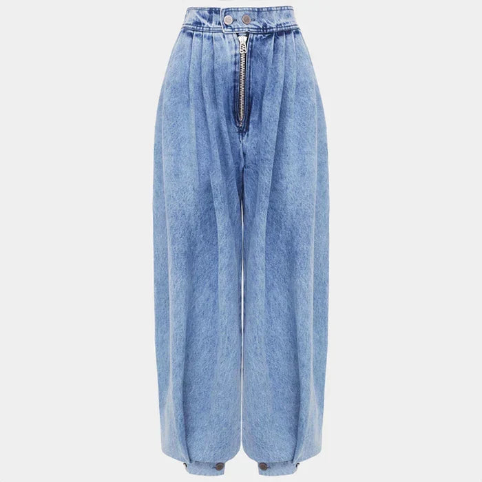 Pantalones Vaqueros Agnes de Pierna Globo