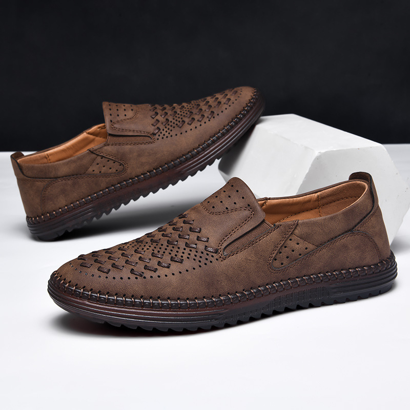 Gilbert, mocasines de piel