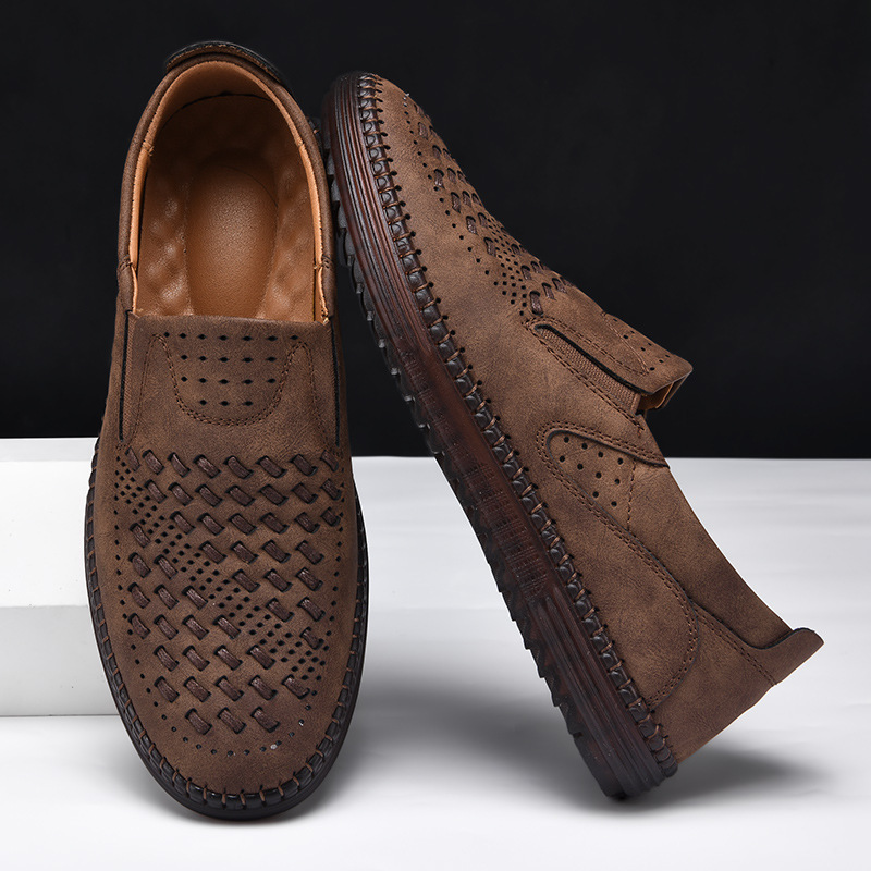 Gilbert, mocasines de piel