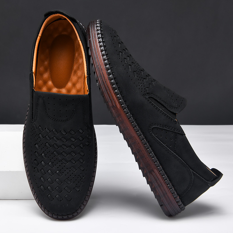 Gilbert, mocasines de piel