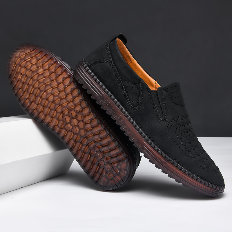 Gilbert, mocasines de piel