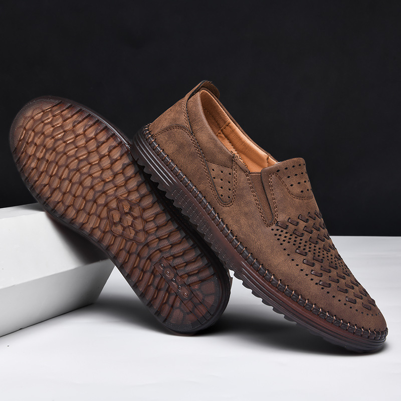 Gilbert, mocasines de piel