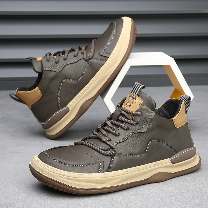 Alessandro, zapatillas de piel