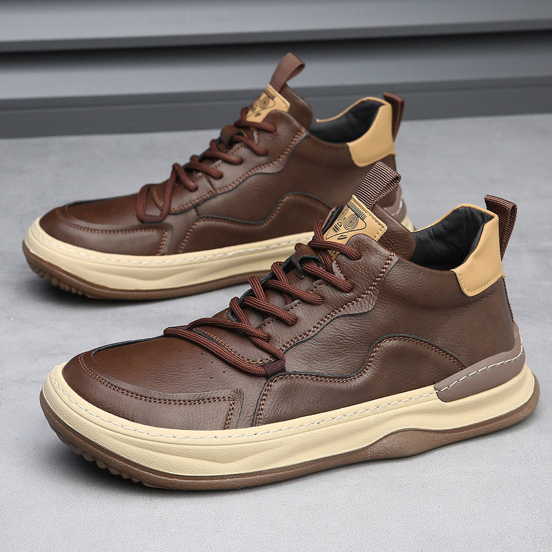 Alessandro, zapatillas de piel