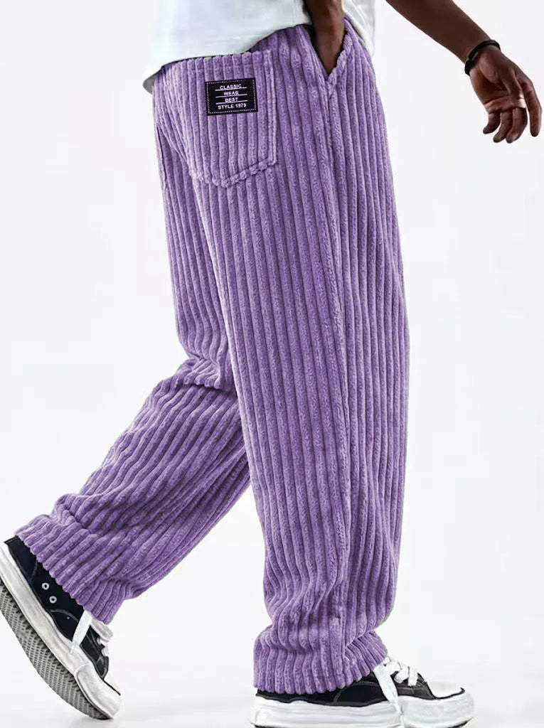 Grayson, pantalones de pana con cordón