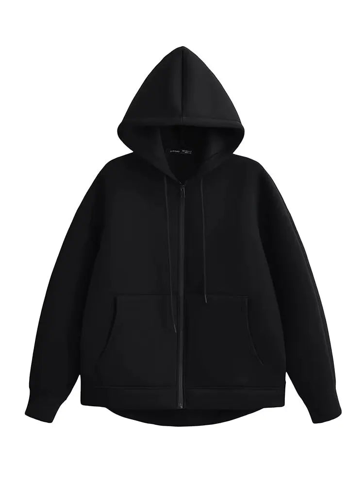 Elena, chaqueta con capucha