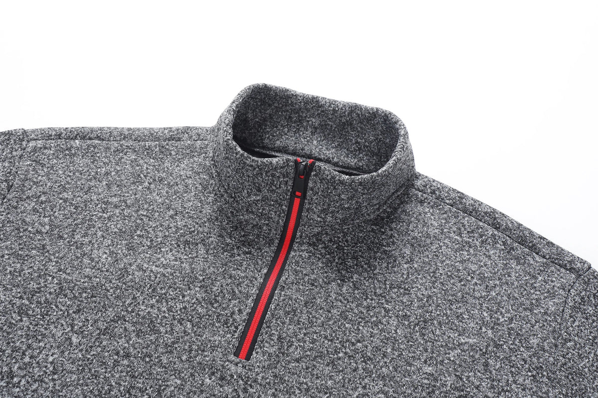 Grayson, jersey de cuello alto con media cremallera