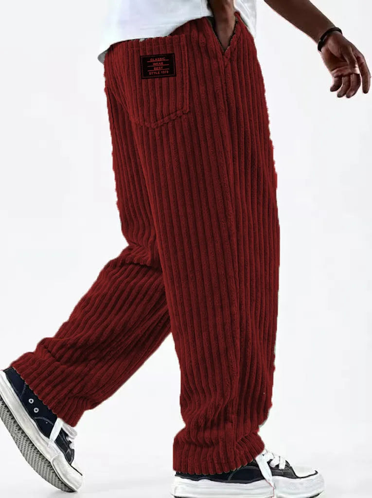 Grayson, pantalones de pana con cordón
