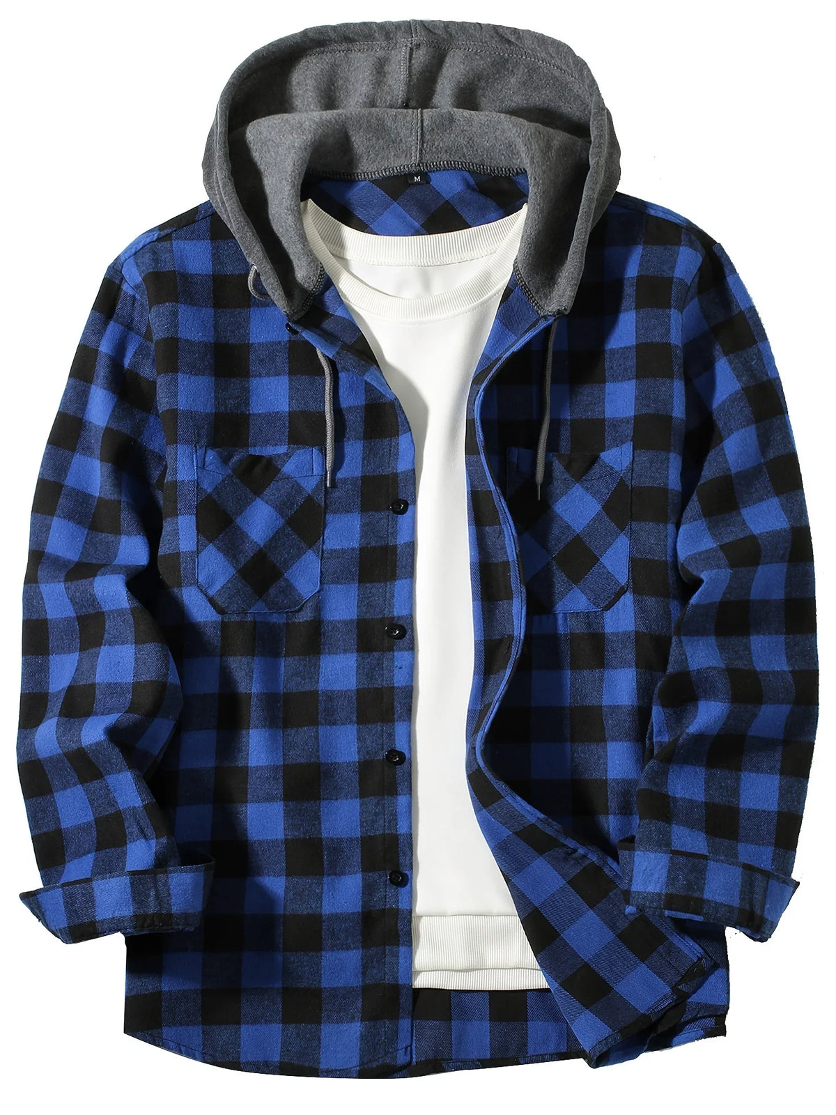 Cameron, sobrecamisa de cuadros con capucha