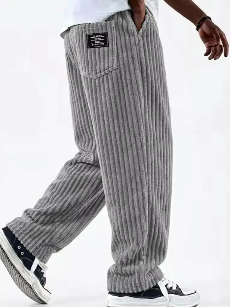 Grayson, pantalones de pana con cordón