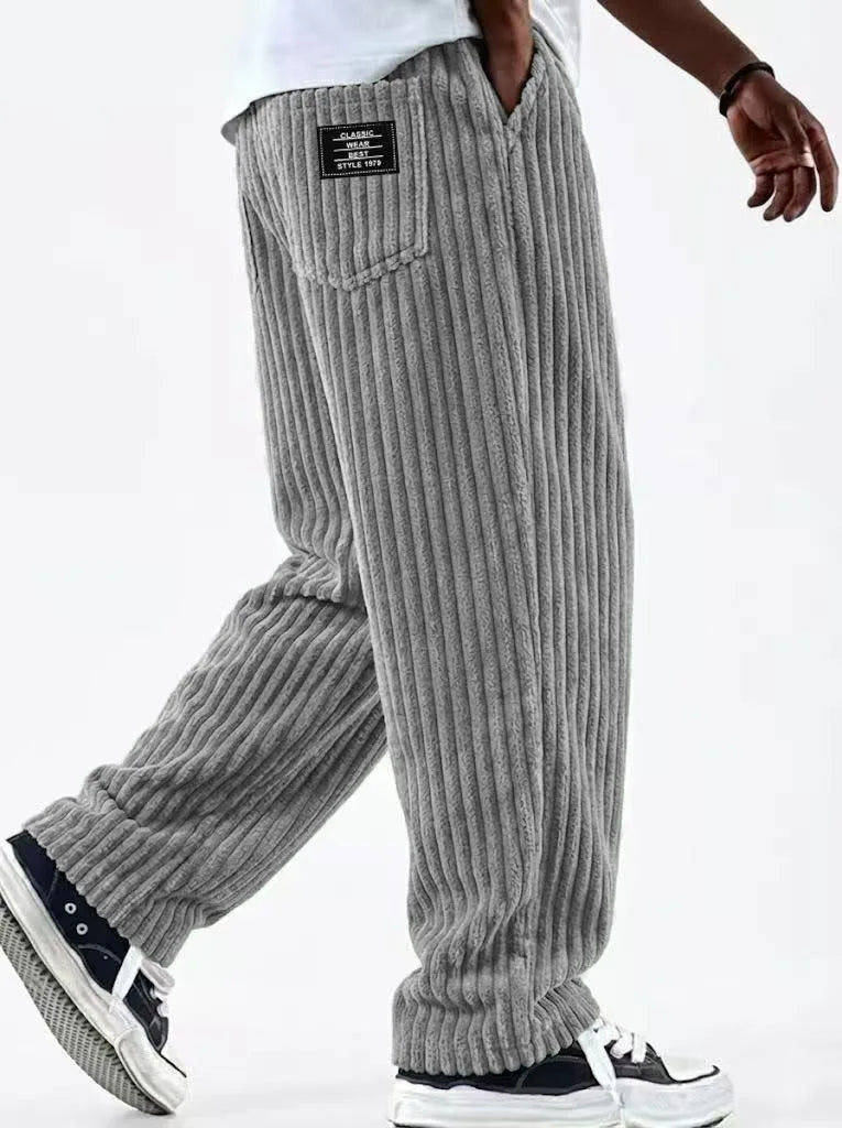 Grayson, pantalones de pana con cordón