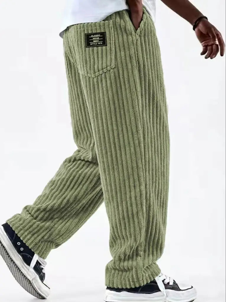 Grayson, pantalones de pana con cordón