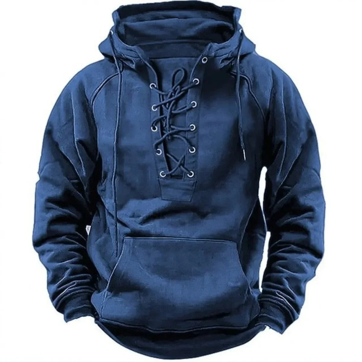 Maddox, sudadera con capucha y cordones de estilo retro