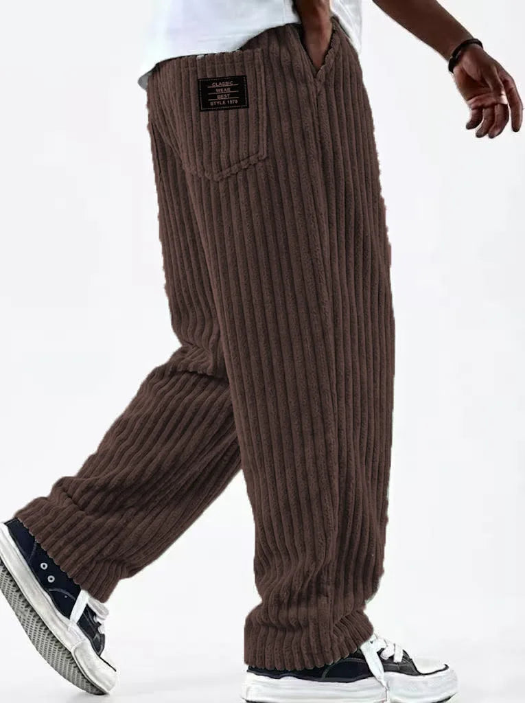 Grayson, pantalones de pana con cordón