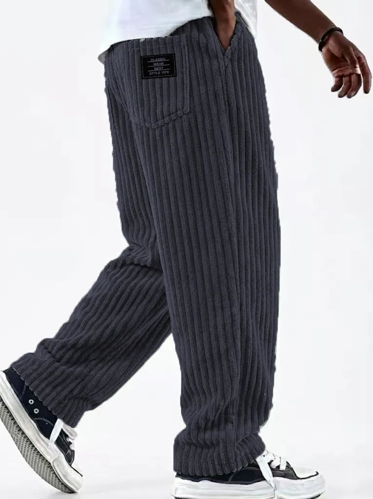 Grayson, pantalones de pana con cordón