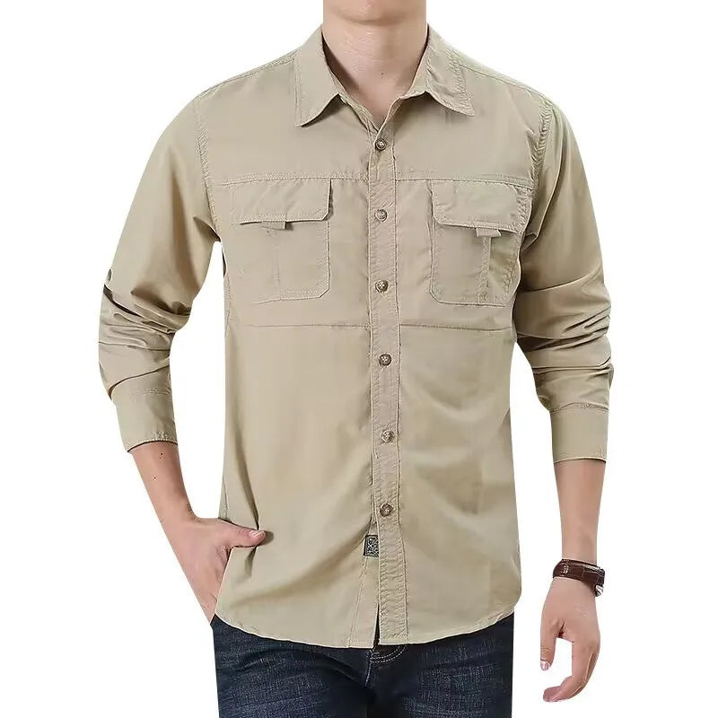 Camisa Táctica Theodore con Botones