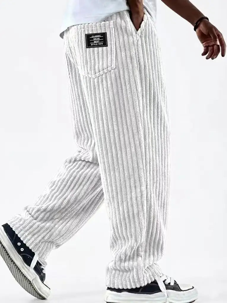 Grayson, pantalones de pana con cordón