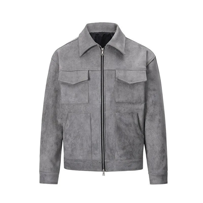 Noah, chaqueta sobrecamisa con textura de ante