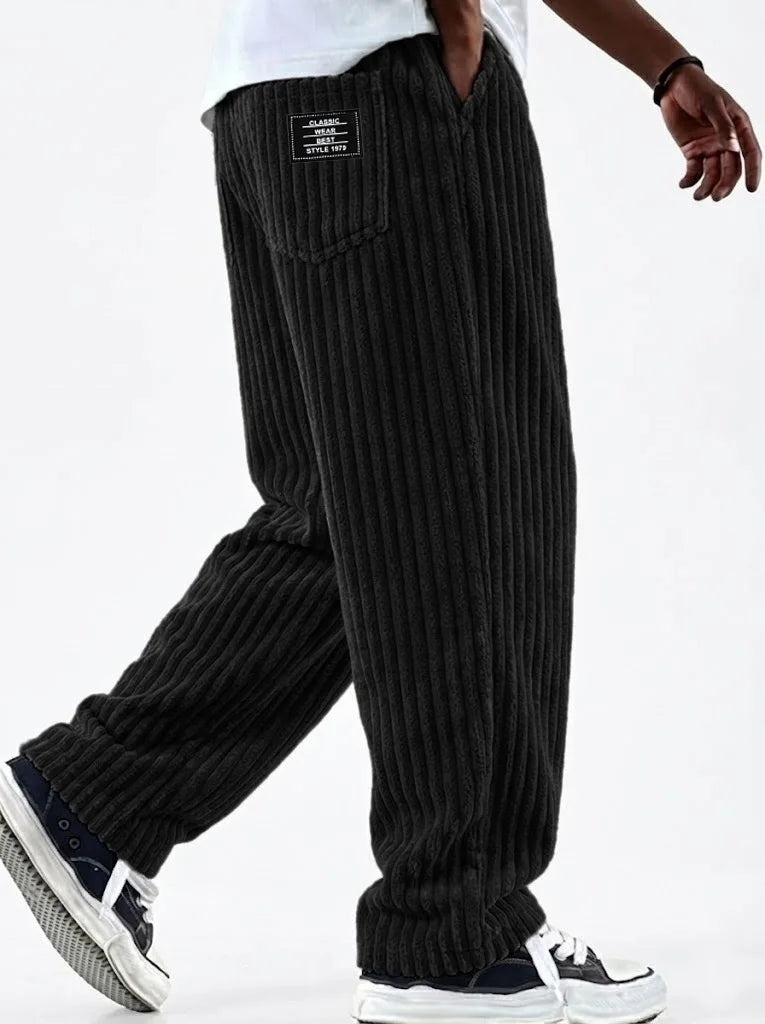 Grayson, pantalones de pana con cordón