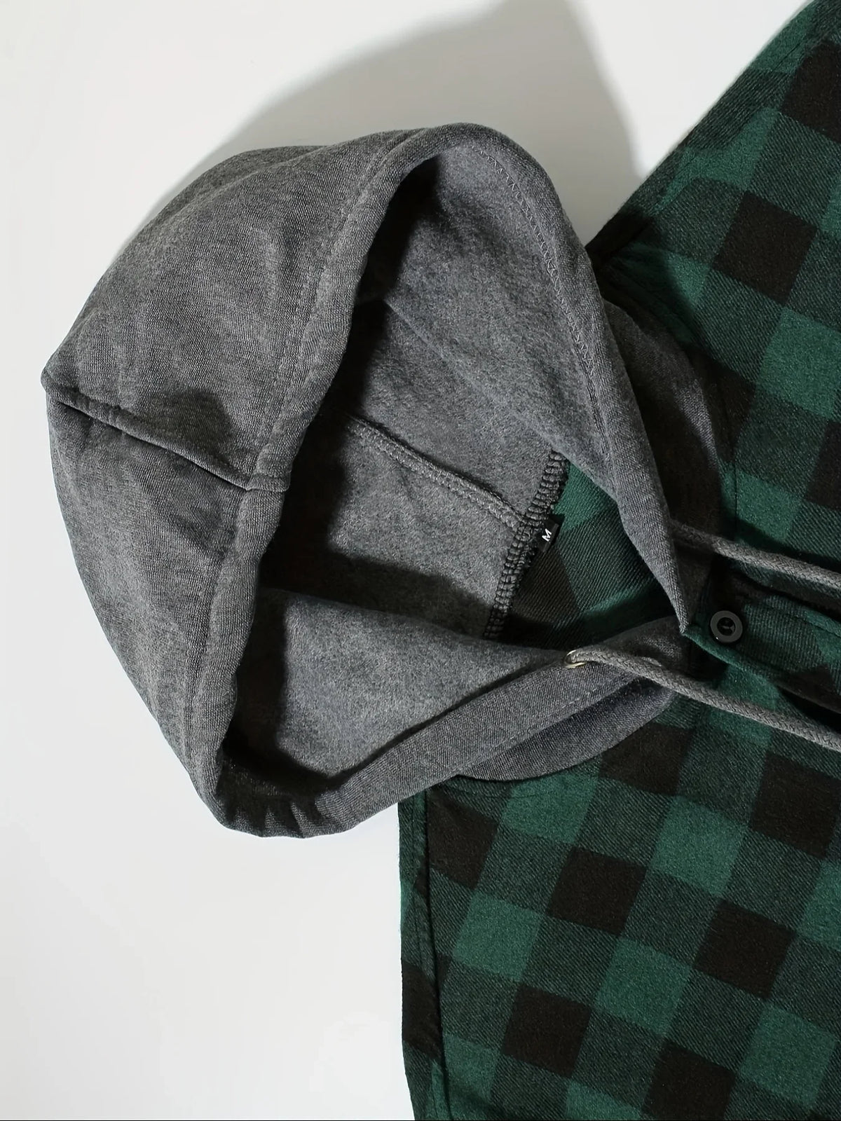 Cameron, sobrecamisa de cuadros con capucha