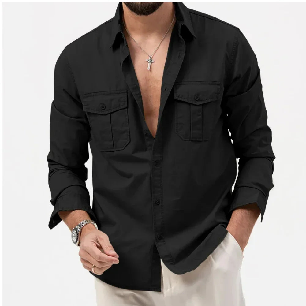 Camisa Táctica Theodore con Botones