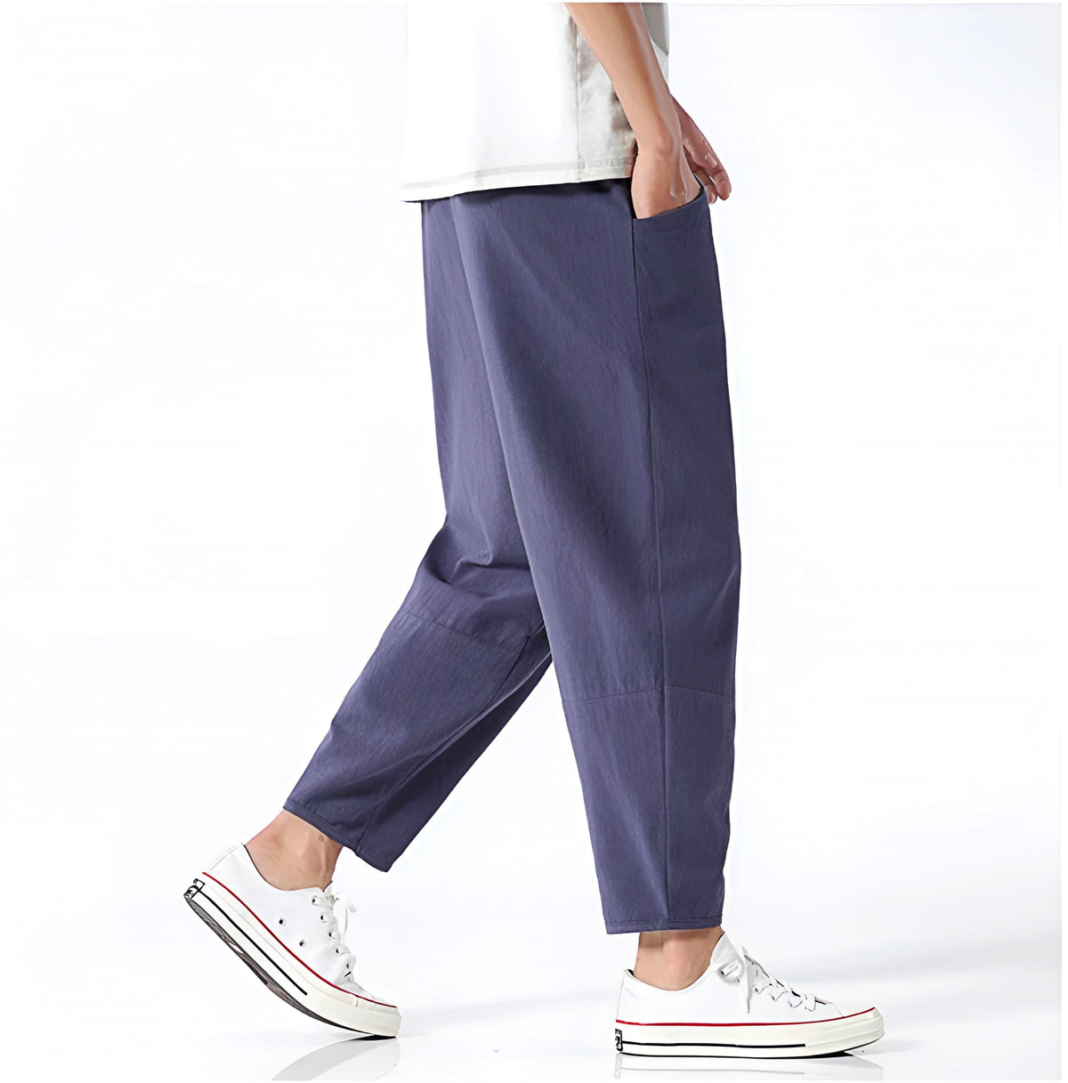 Paul, pantalones tobilleros de algodón