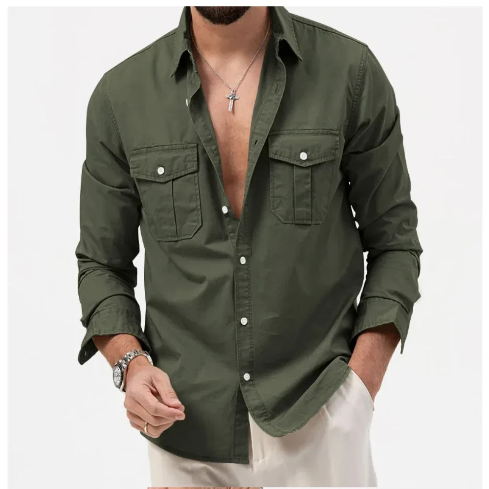Camisa Táctica Theodore con Botones