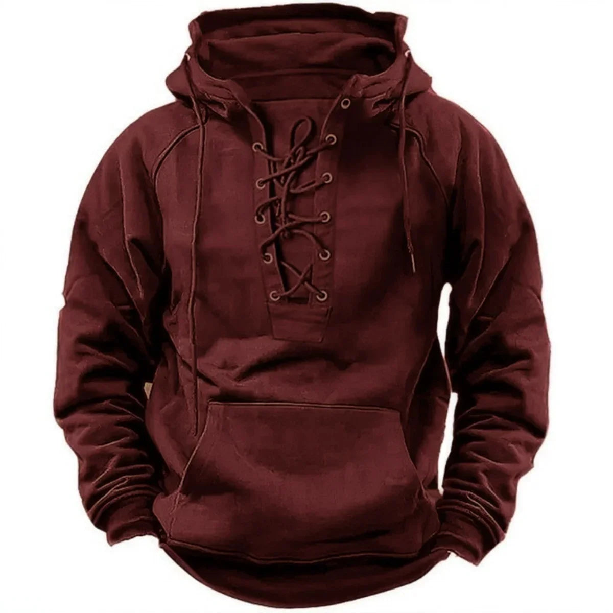 Maddox, sudadera con capucha y cordones de estilo retro