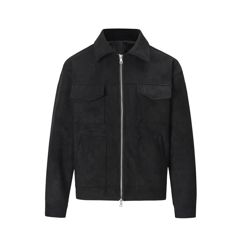 Noah, chaqueta sobrecamisa con textura de ante