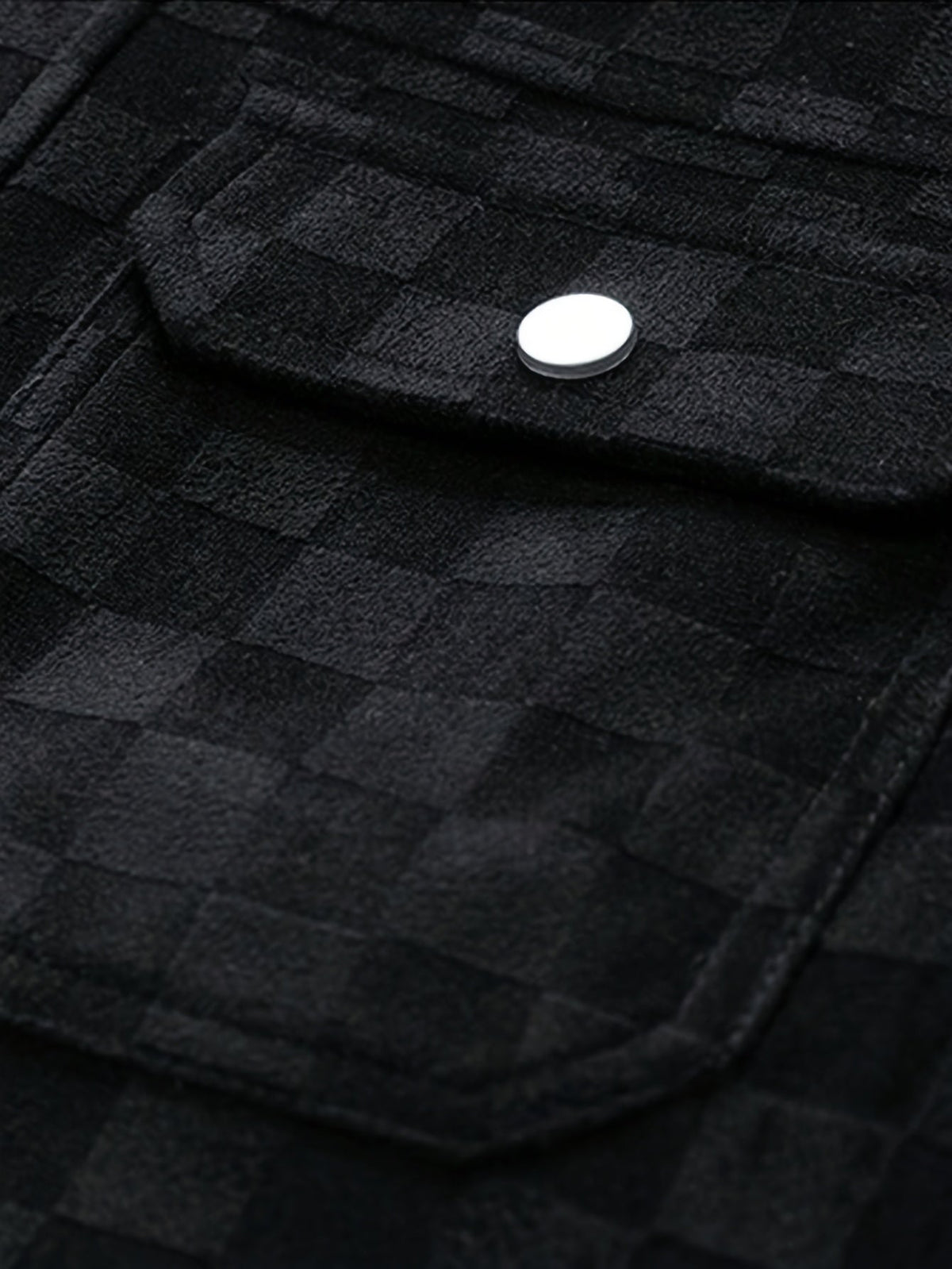 Taylor, chaqueta de ante con textura de cuadros