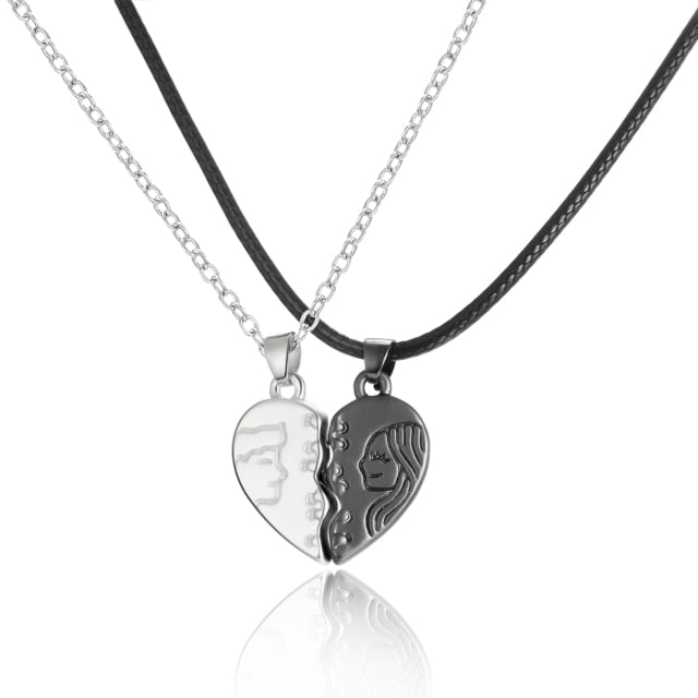 Collar con pareja magnética