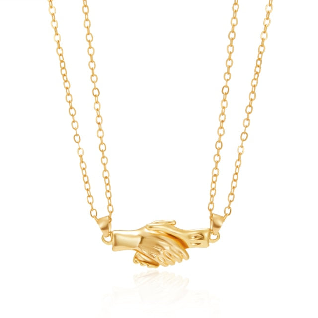 Collar con pareja magnética